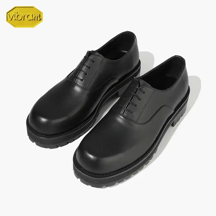 [BUNJANG] Firenze Atelier 1020 Black FG Derby Shoes / [265] 피렌체아뜨리에 1020 [BLACK FG] 더비슈즈
