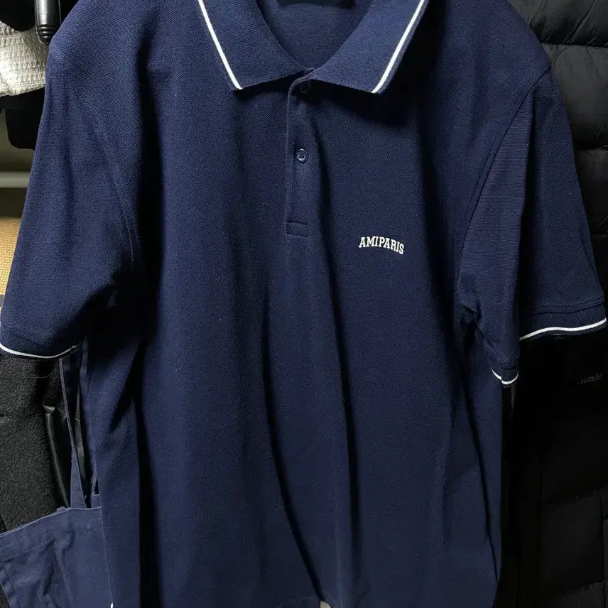 [BUNJANG] Ami PK Tee Polo Shirt / 아미 피케이 티 폴로/카라 티 새상품