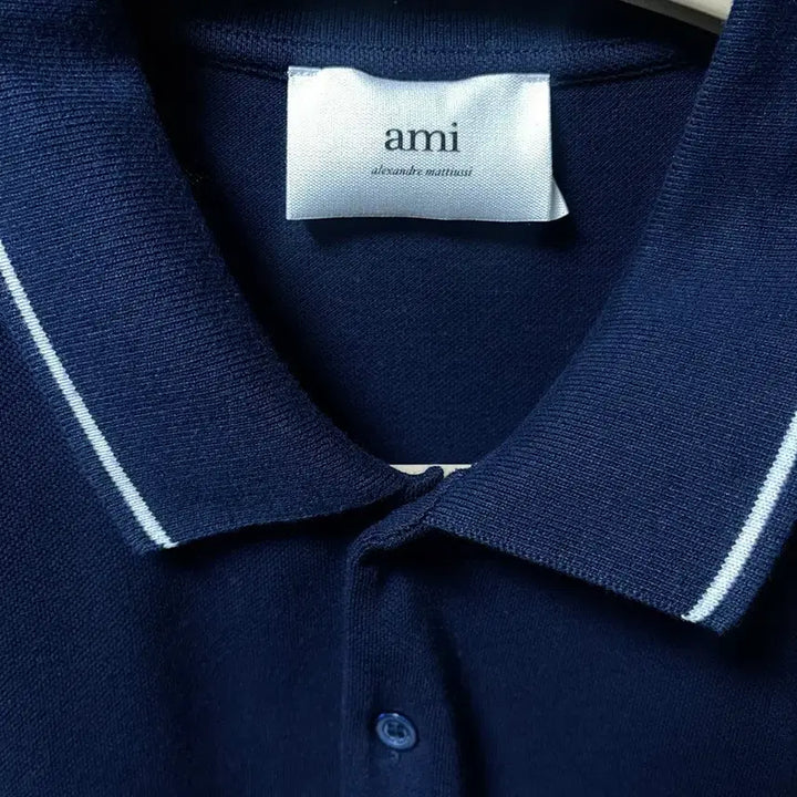[BUNJANG] Ami PK Tee Polo Shirt / 아미 피케이 티 폴로/카라 티 새상품