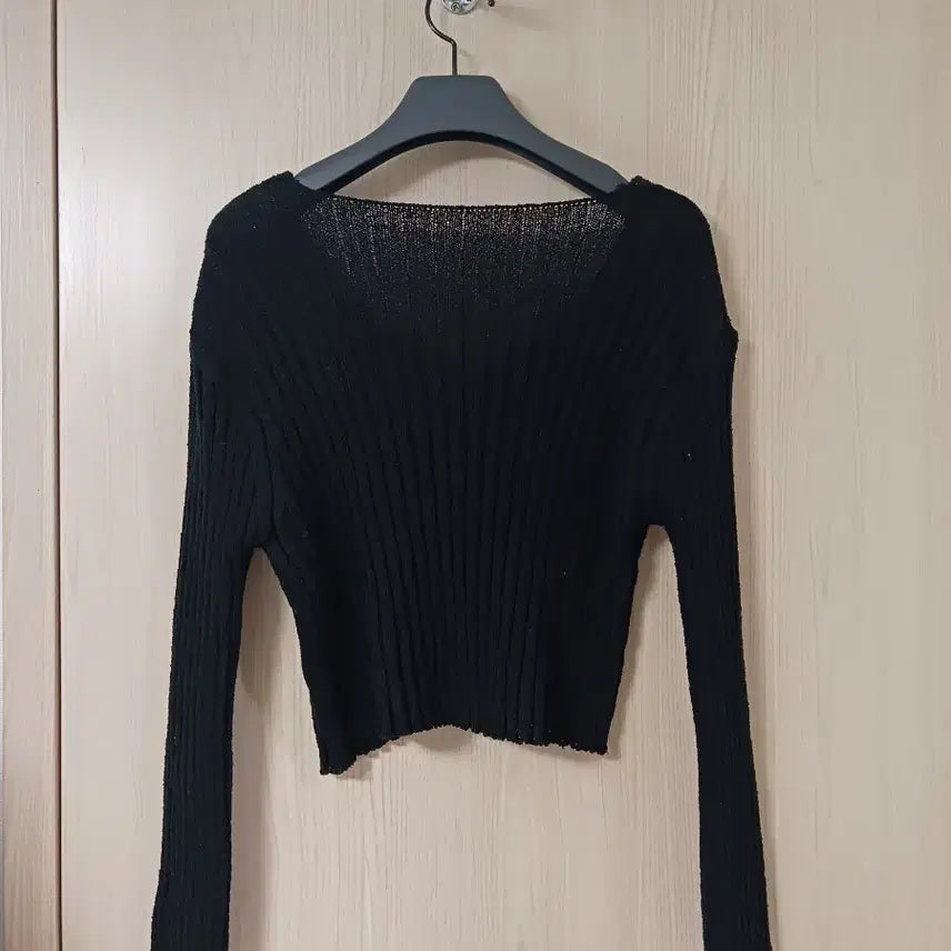 [BUNJANG] Cropped Knit Top / 크롭 니트티 55(총장 43)