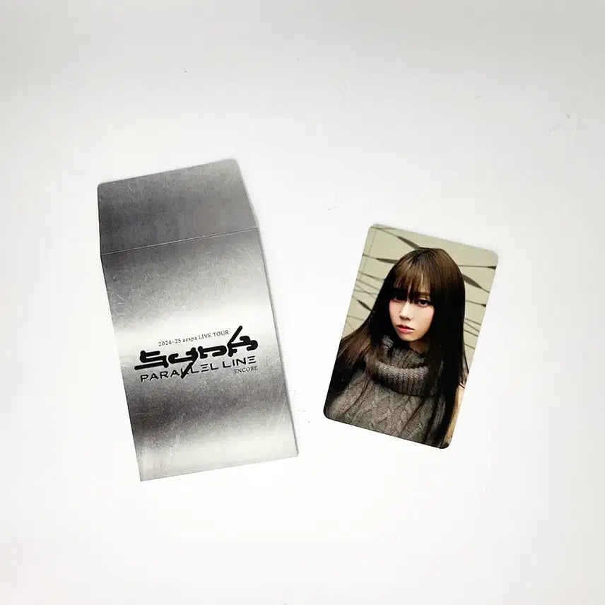 에스파 윈터 2024-25 싱크 패럴라인 포카 포토카드