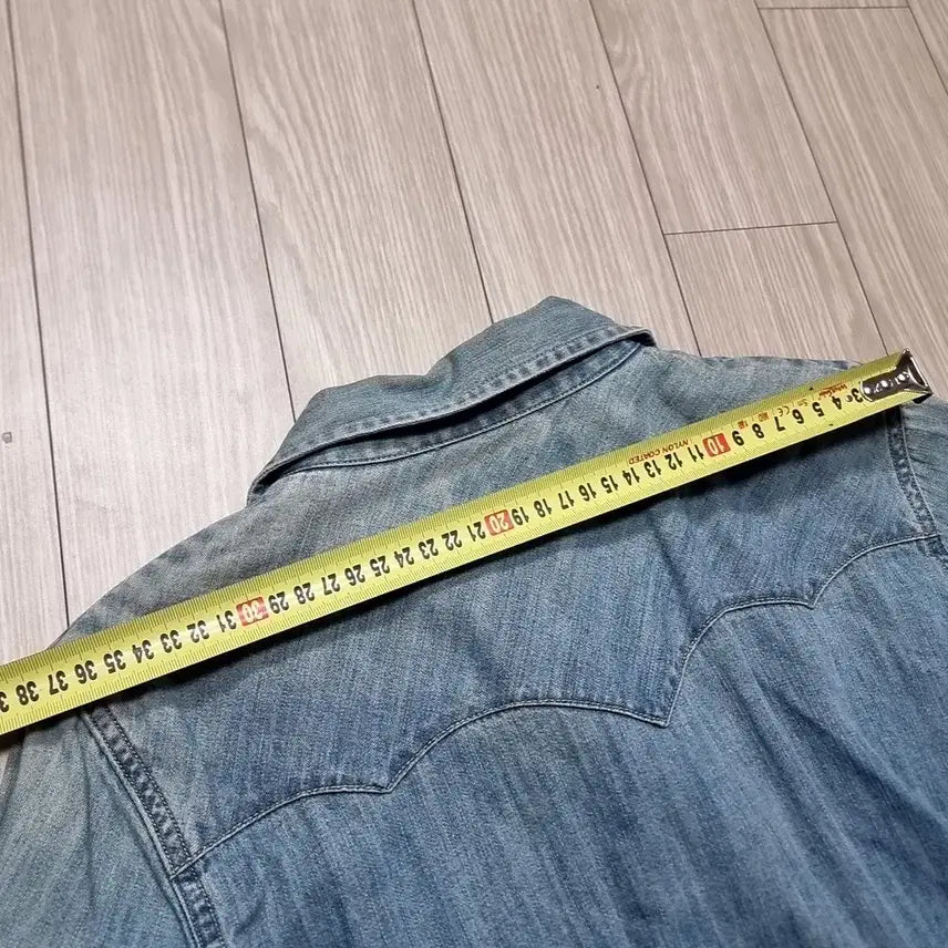 [BUNJANG] Ralph Lauren Denim Chambray Long Shirt Dress / 랄프로렌 데님 샴브레이 롱 셔츠 원피스(실측)