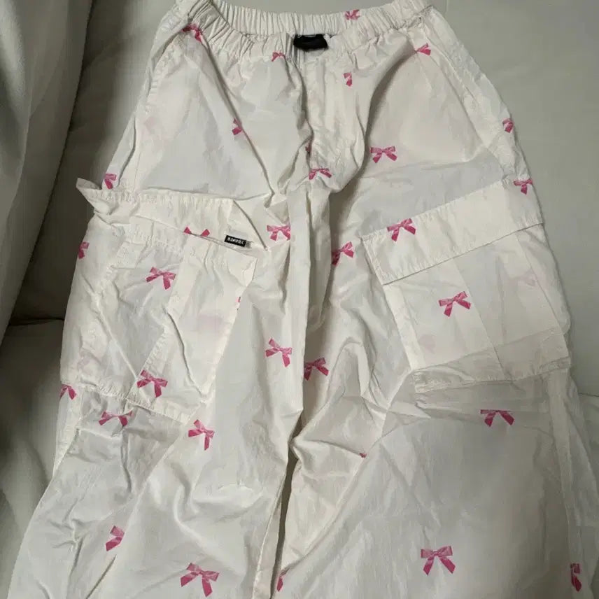 [BUNJANG] Yoohee Ribbon Pants / 유희 리본바지