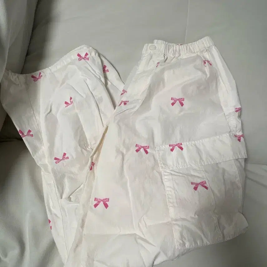 [BUNJANG] Yoohee Ribbon Pants / 유희 리본바지