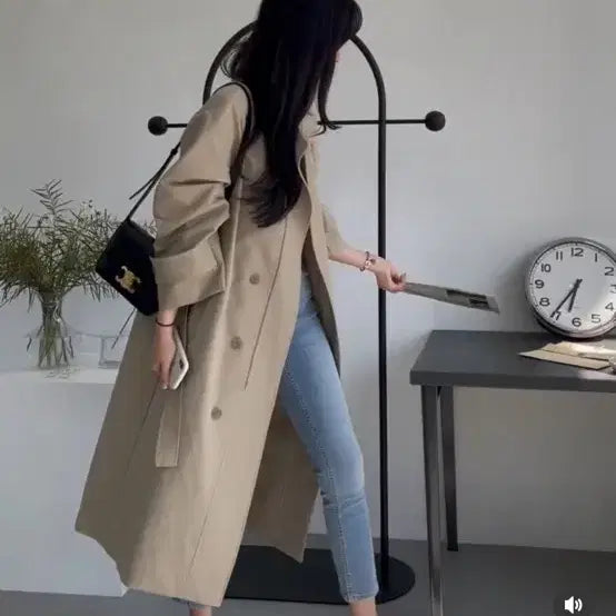 [BUNJANG] Song Label Paparazzi Trench Coat / 쏭라벨 트렌치코트 파파라치 실착5회미만