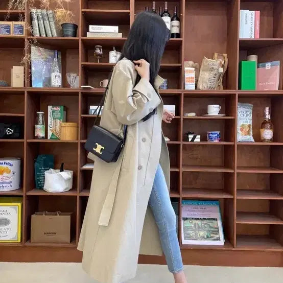 [BUNJANG] Song Label Paparazzi Trench Coat / 쏭라벨 트렌치코트 파파라치 실착5회미만