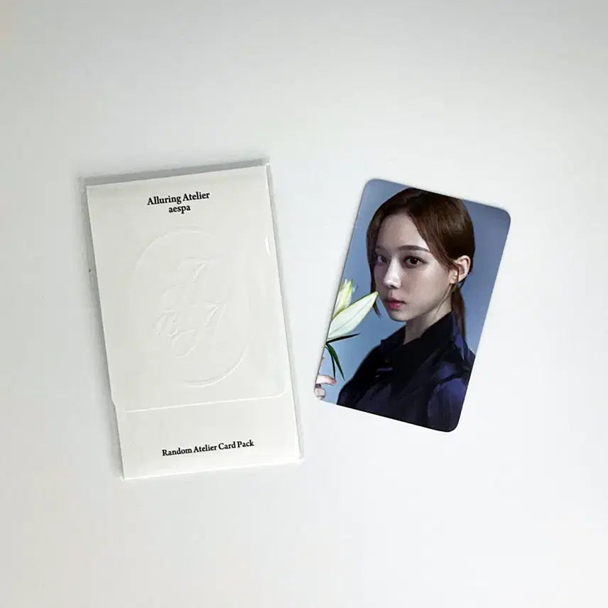 에스파 윈터 얼루어링 아뜰리에 포카 포토카드