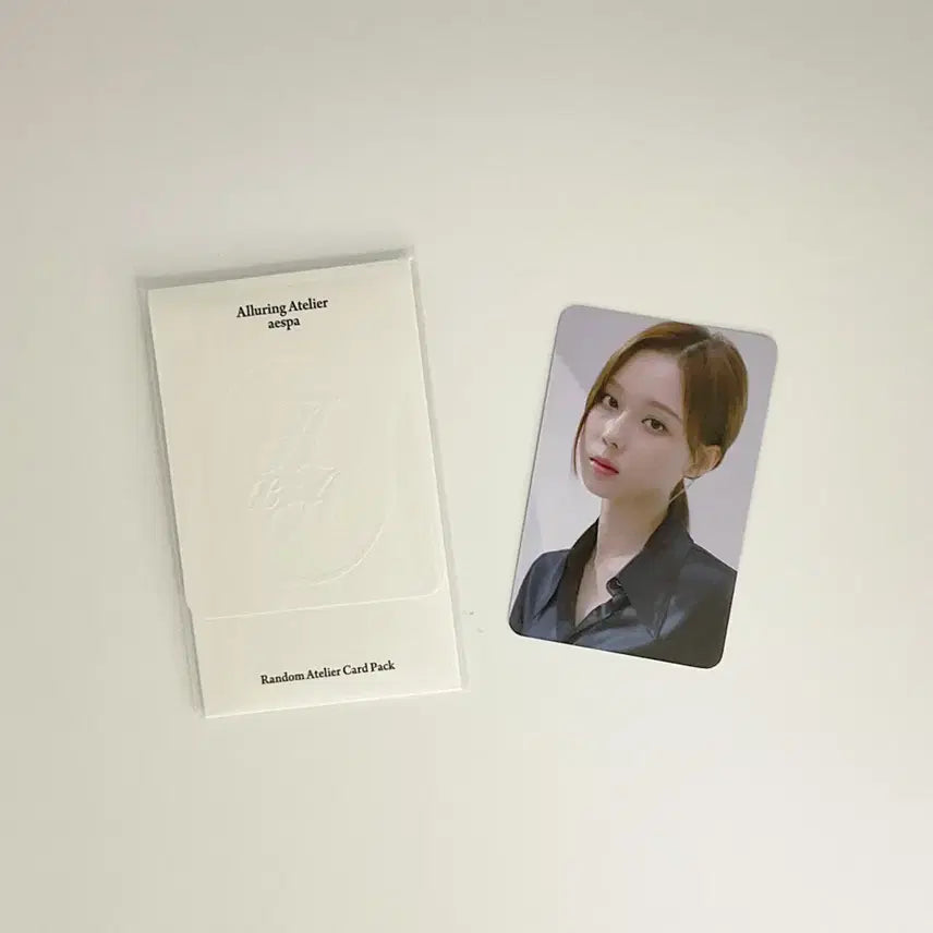 에스파 윈터 얼루어링 아뜰리에 포카 포토카드