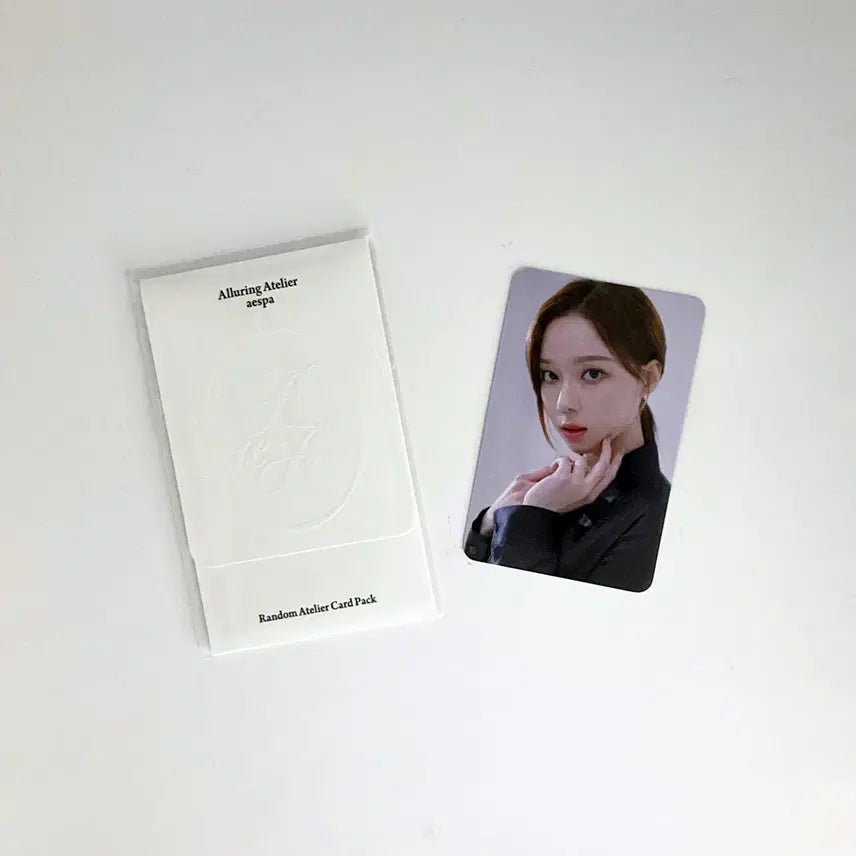 에스파 윈터 얼루어링 아뜰리에 포카 포토카드
