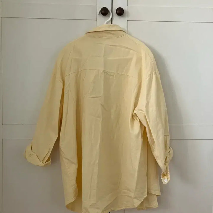 [BUNJANG] Chili-koko Yellow Cotton Shirt / Chili-koko From Grace 옐로우 코튼 셔츠