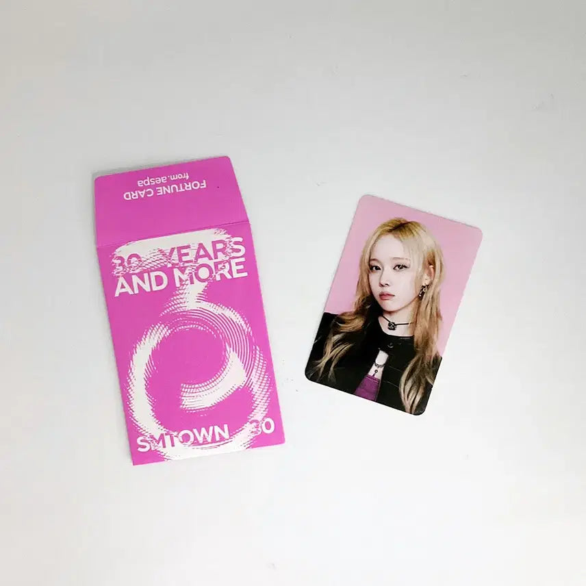 에스파 윈터 에스엠타운 2025 슴콘 포춘 포카 포토카드