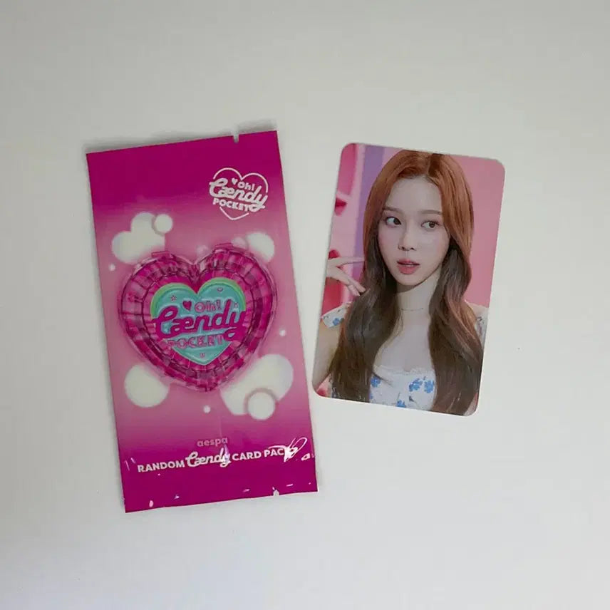 에스파 윈터 오캔디 포카 포토카드