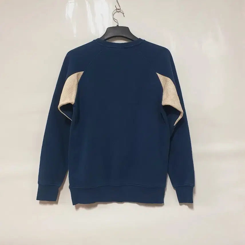 [BUNJANG] Adidas Snake Skin Logo Fleece Sweatshirt / adidas 아디다스 뱀피 디자인로고 안감기모 맨투맨