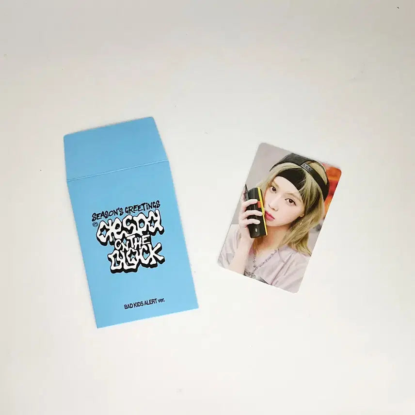 에스파 윈터 2025 시즌그리팅 시그 포카 포토카드