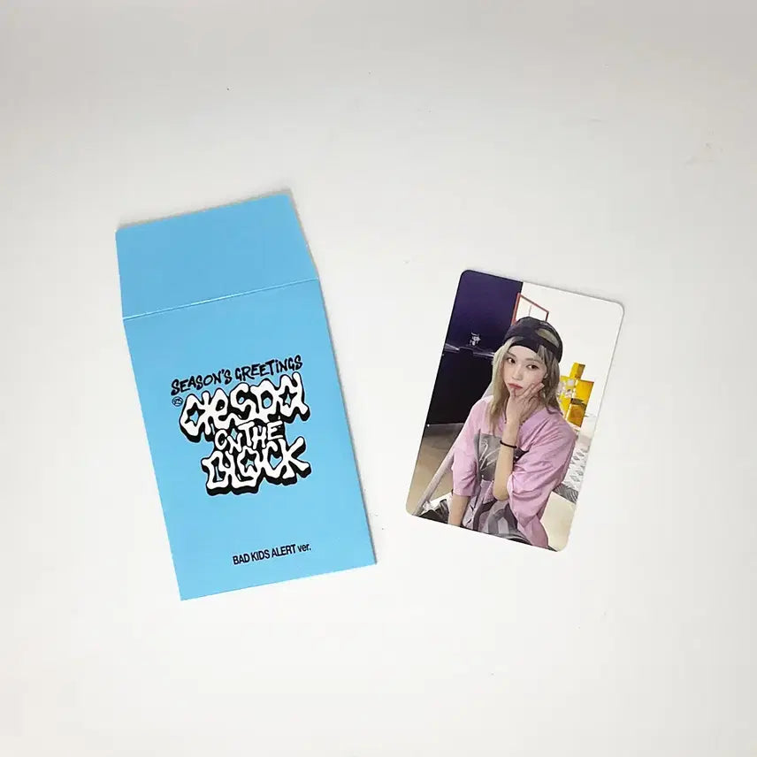 에스파 윈터 2025 시즌그리팅 시그 포카 포토카드