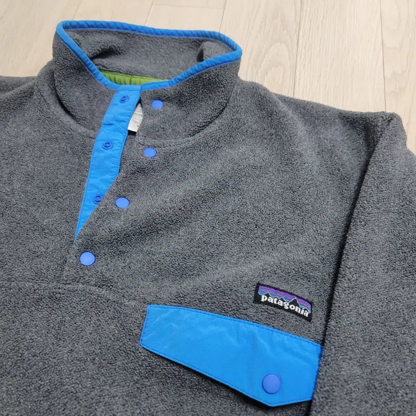 [BUNJANG] Patagonia Synchilla Lightweight Gray/Blue Fleece Jacket / [S] 파타고니아 신칠라 라이트웨이트 그레이/블루