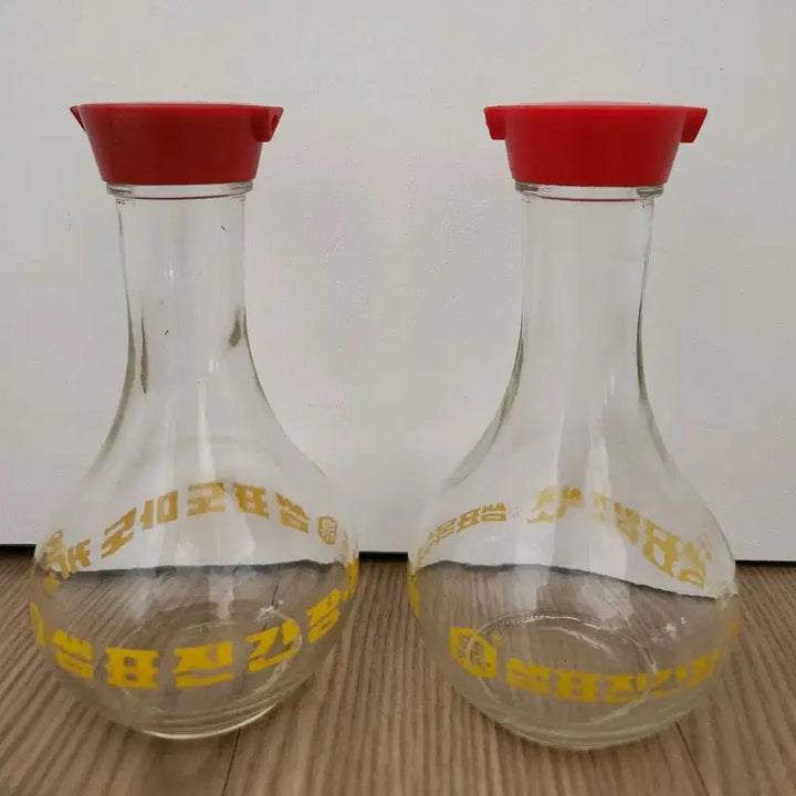 [SOLD OUT] ((근대사)) 옛날 샘표 간장/식초 유리병 2개