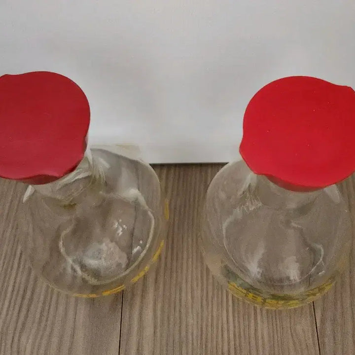 [SOLD OUT] ((근대사)) 옛날 샘표 간장/식초 유리병 2개