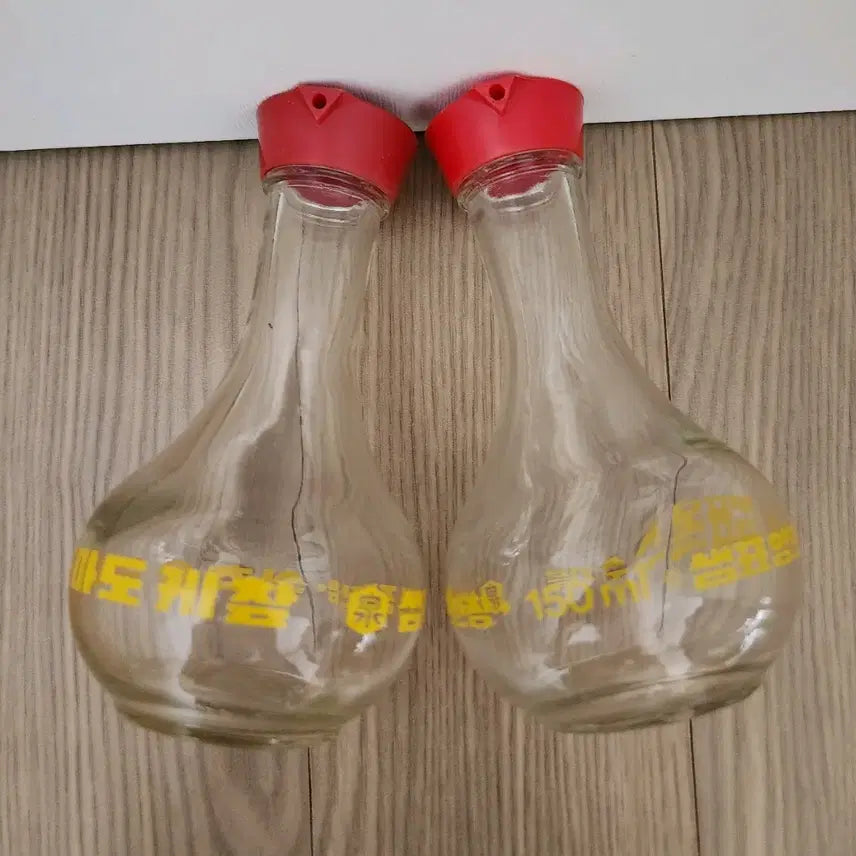 [SOLD OUT] ((근대사)) 옛날 샘표 간장/식초 유리병 2개