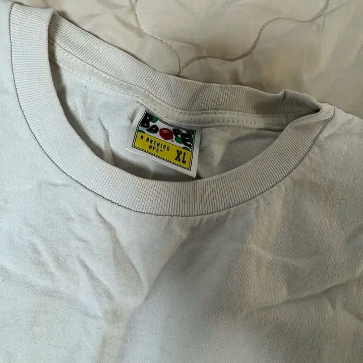 [BUNJANG] BAPE T-shirt XL White / 베이프 반팔