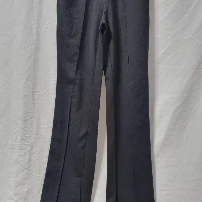 [BUNJANG] Black Bootcut Banding Slacks / 블랙 부츠컷 밴딩 슬랙스 바지