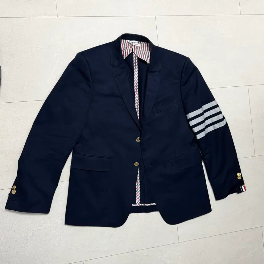 [BUNJANG] Thom Browne Navy Blazer / 톰브라운 금장 4바 네이비블레이저 판매합니다.