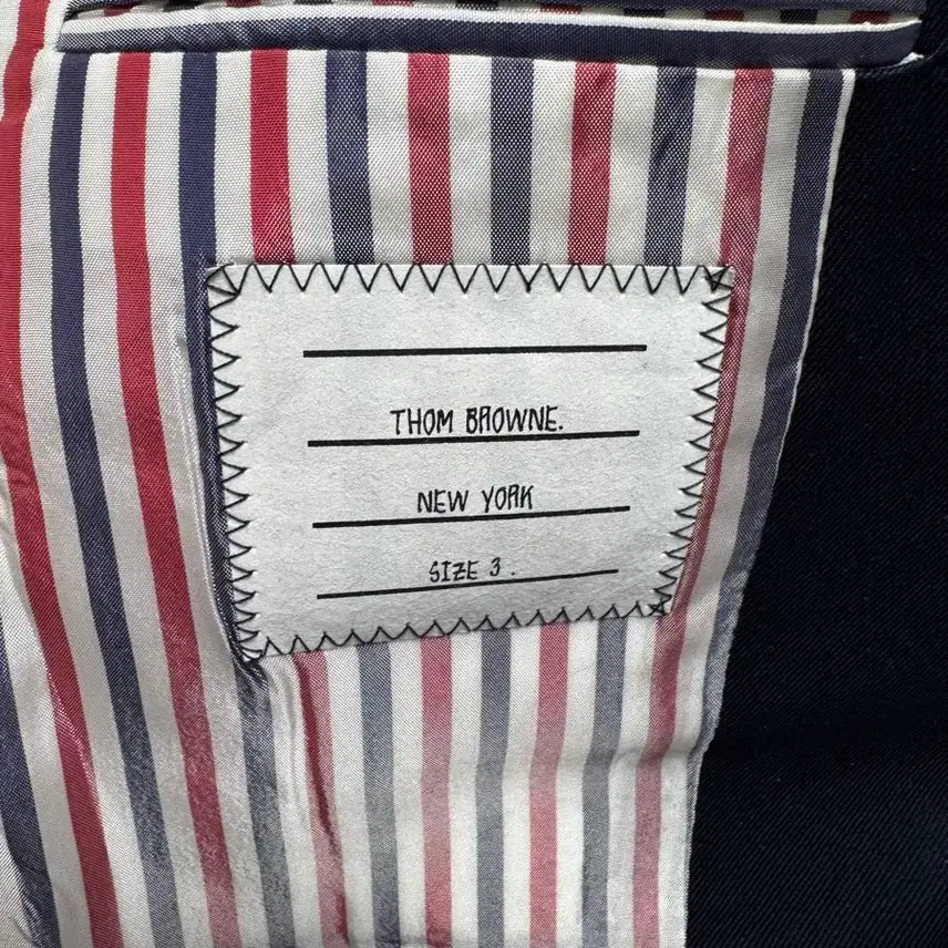 [BUNJANG] Thom Browne Navy Blazer / 톰브라운 금장 4바 네이비블레이저 판매합니다.