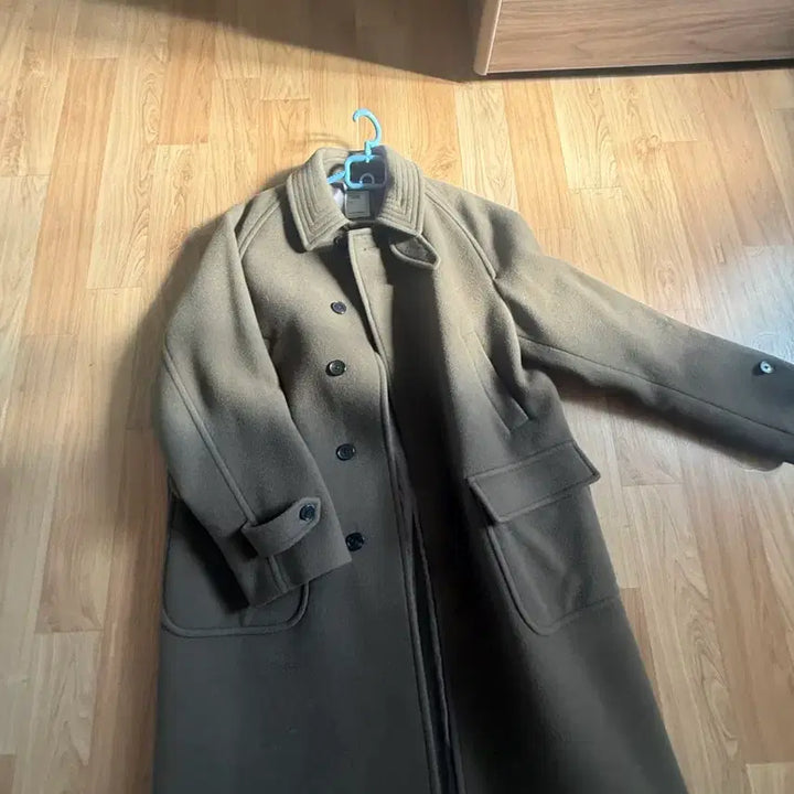 [BUNJANG] Anotheroffice Voyager Balmacaan Coat (Moca Brown, Size 3) / 어나더오피스 보이저 발마칸 (모카브라운, 3사이즈)