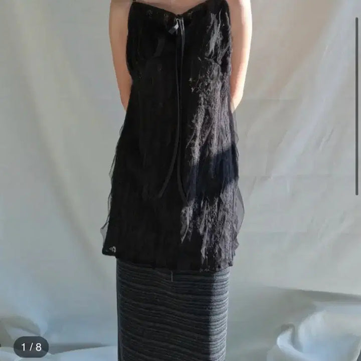 [BUNJANG] Picky Society Lace Strap Dress (Black) / 피키소사이어티 Lace Strap Dress (Black)
