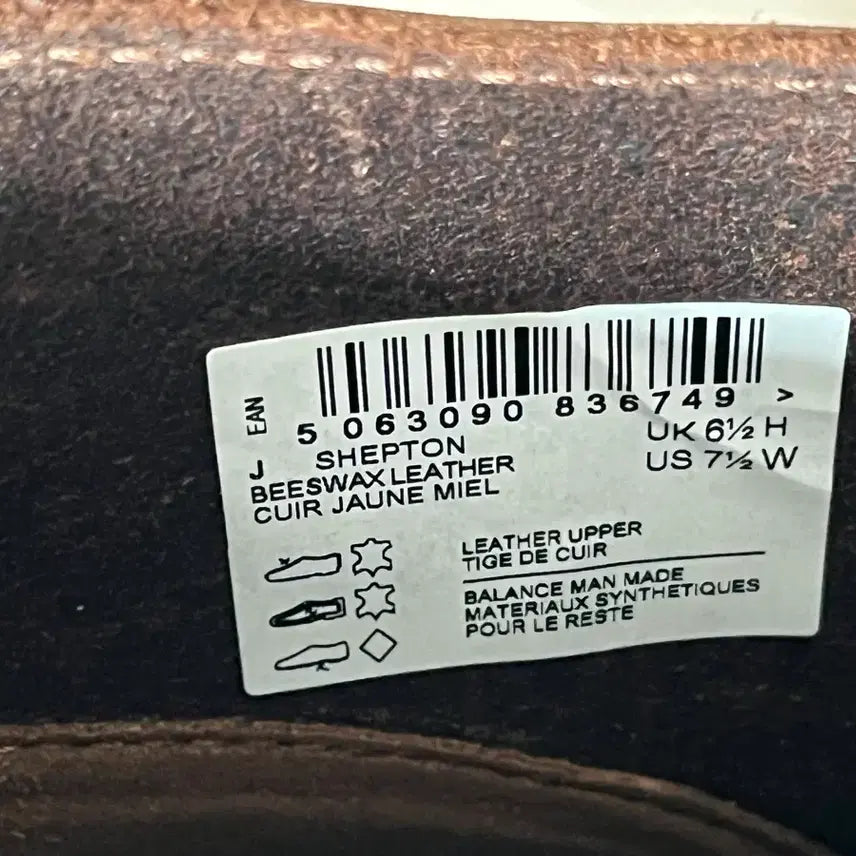 [BUNJANG] Clarks Septon Beeswax Leather Boots / 클락스 셉튼 비즈왁스 천연가죽 부츠 255