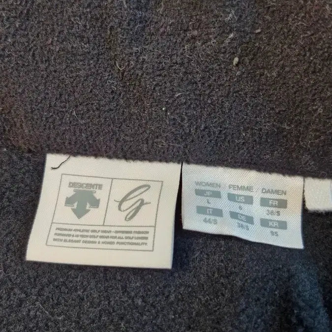 [BUNJANG] Descente (Women's 95) Goose Down Padded Vest Black / 데상트(여95) 구스다운 패딩 조끼 블랙