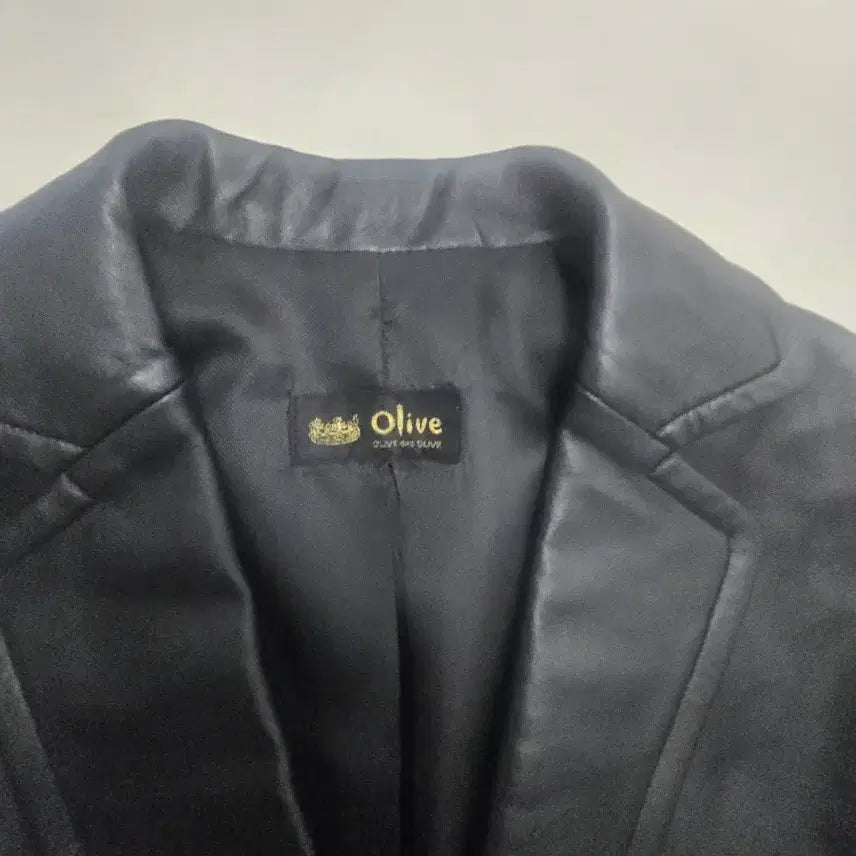 [BUNJANG] Olive Des Olive Lambskin Blazer / 올리브데올리브 양가죽 블레이저
