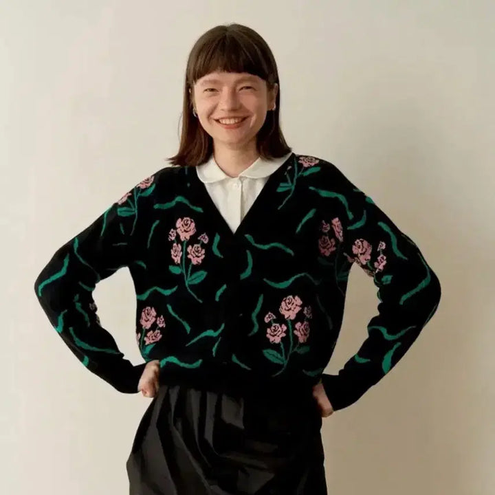 [BUNJANG] Siren Blave Cardigan Black / 시눈 블레이브 가디건 블랙