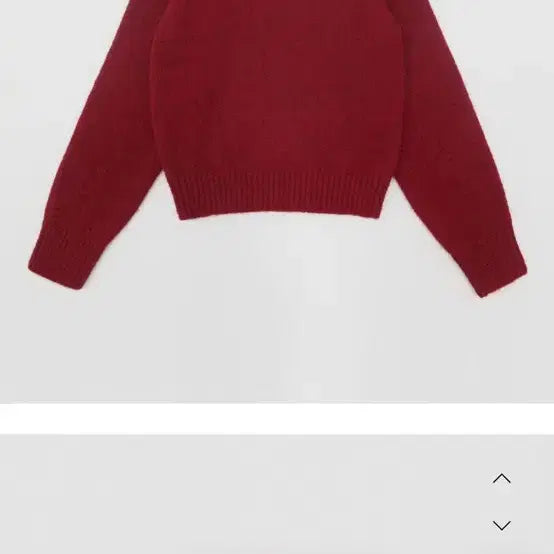 [BUNJANG] Gahyeonsaeura Off-Shoulder Knit Red / 가내스라 오프숄더 니트 레드