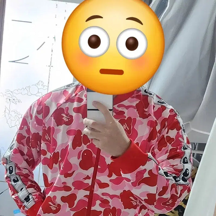 [BUNJANG] BAPE Pink Camo Jacket / 베이프 핑크 카모 자켓