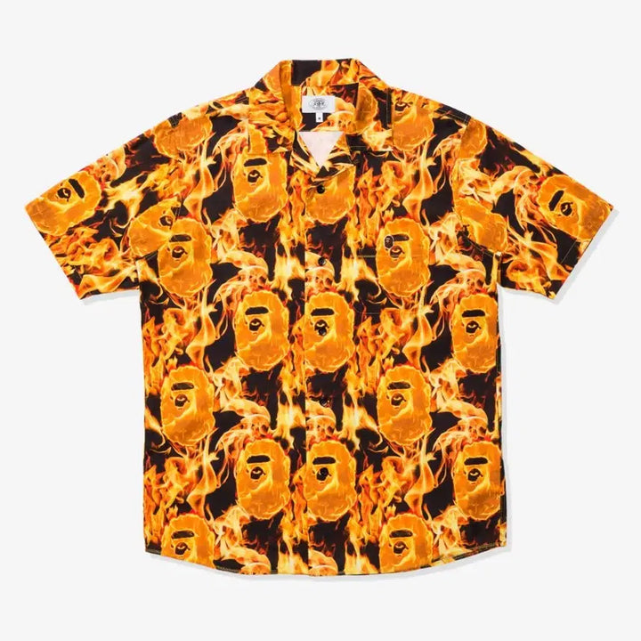 [BUNJANG] BAPE Flame Shirt / 베이프 플레임 셔츠