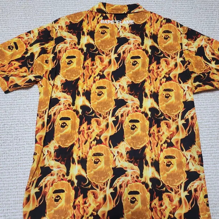 [BUNJANG] BAPE Flame Shirt / 베이프 플레임 셔츠
