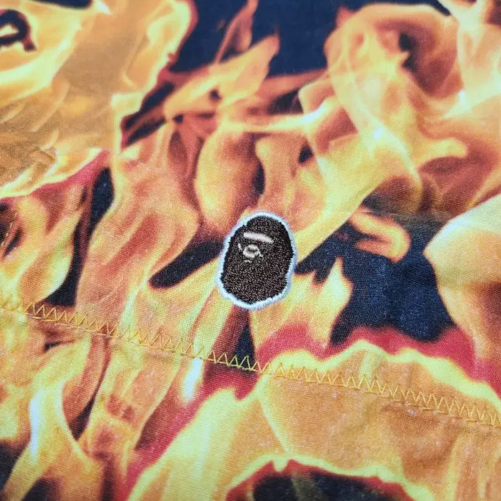 [BUNJANG] BAPE Flame Shirt / 베이프 플레임 셔츠