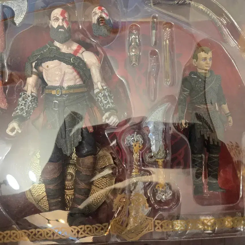 [BUNJANG] Neca God of War Kratos &amp; Atreus Figure Bundle / Neca 갓오브워 합본팩 피규어핫토이 아님