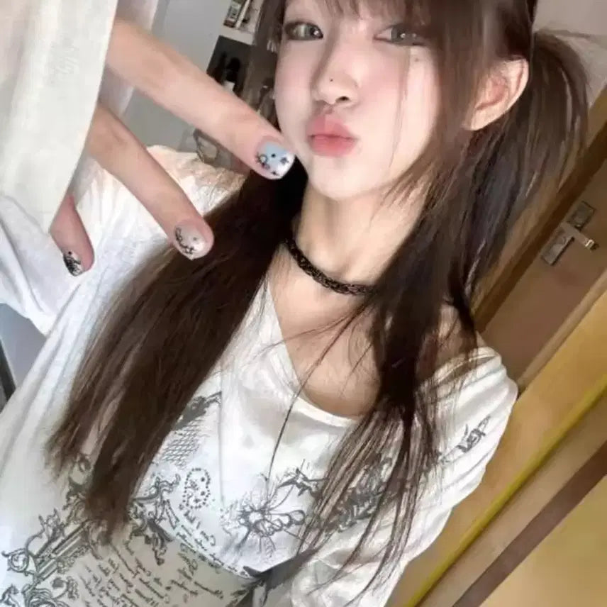 [BUNJANG] Vintage Y2K Off-Shoulder Long Sleeve Top / 착샷o 일본빈티지 y2k오프숄더 롱슬리브 여름긴팔 셔링 루즈핏