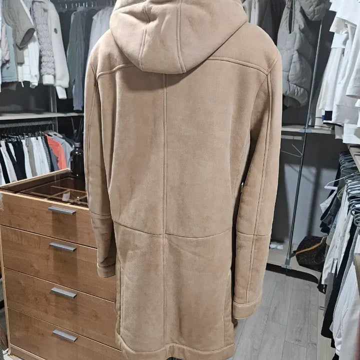 [BUNJANG] Brunello Cucinelli Shearling Mouton Long Coat / 브루넬로 쿠치넬리 시어링무스탕 후드롱코트