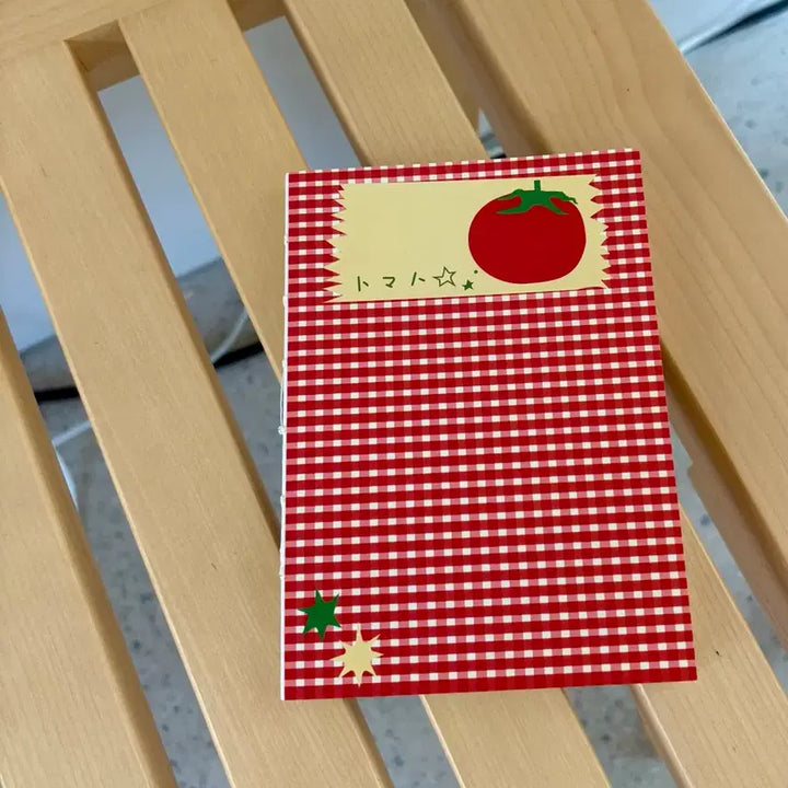[BUNJANG] Tomato A6 Blank Notebook / 토마토 공책 A6 무지 노트 다이어리