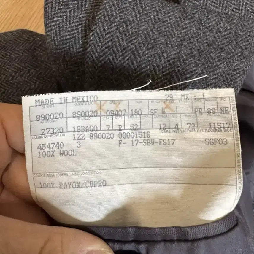 [BUNJANG] Ermenegildo Zegna Herringbone Wool Jacket / 에르메네질도 제냐 해링본 울 자켓