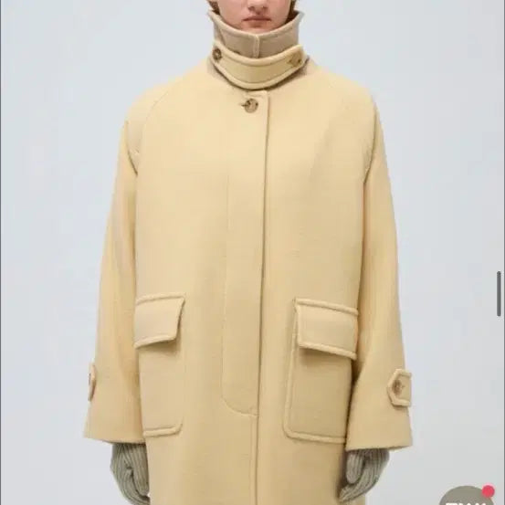 [BUNJANG] Depound Balmacaan Half Coat / 드파운드 코트 balmacaan half coat butter 상태최상