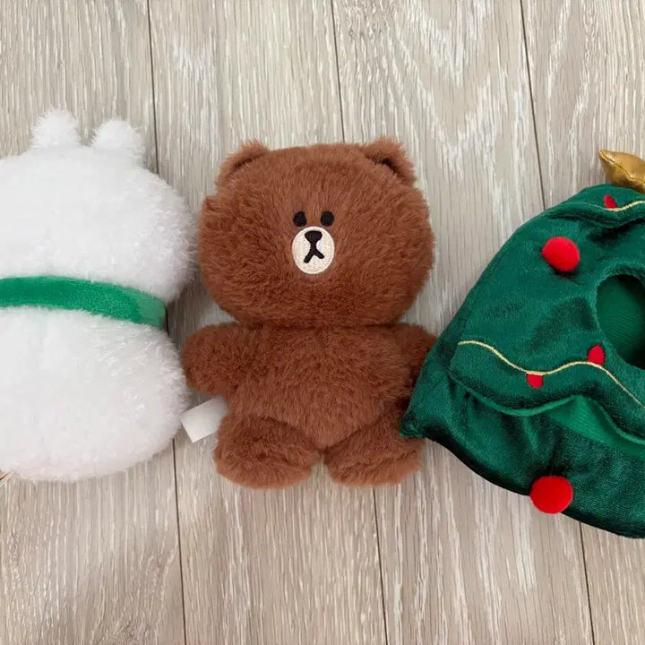 [BUNJANG] Line Friends Holiday Tree Brown Cony Bundle Set / 라인프렌즈 홀리데이 트리 브라운 눈사람 코니 일괄 팝니다