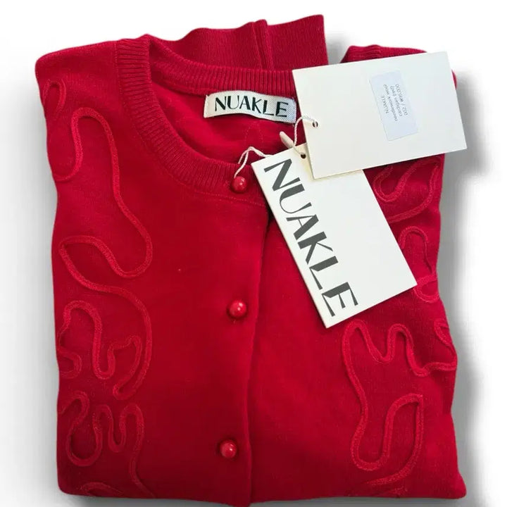 [BUNJANG] nuakle Needlework Cardigan / 새제품]누아클레 nuakle 니들워크 가디건