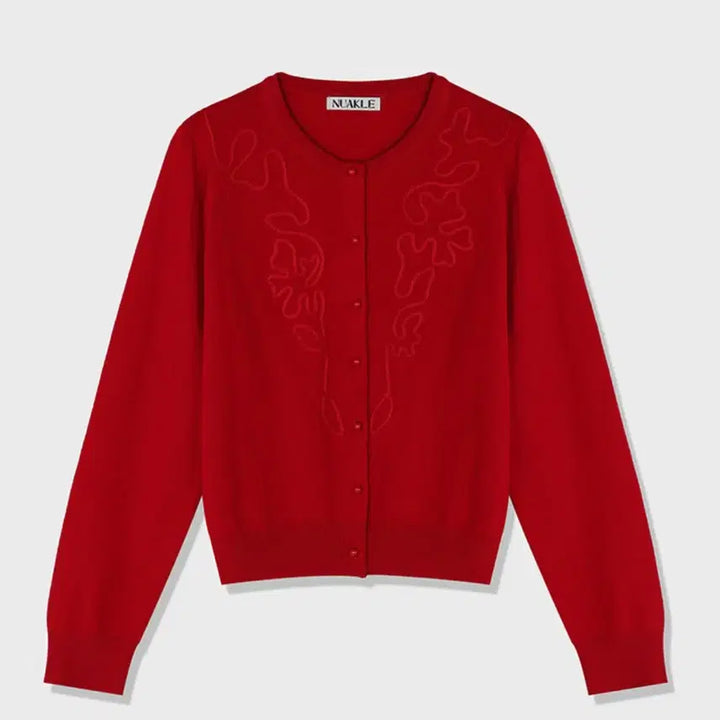 [BUNJANG] nuakle Needlework Cardigan / 새제품]누아클레 nuakle 니들워크 가디건