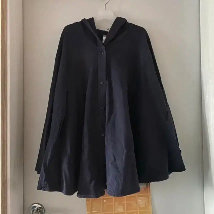 [BUNJANG] American Apparel Hooded Poncho Fleece Jacket / 아메리칸 어패럴 후드 판초 플리스