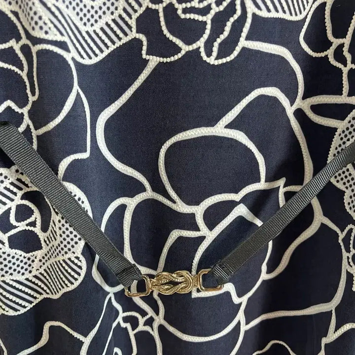 [BUNJANG] Vintage Floral Print Long Tank Top / (일본 수입 빈티지)나시 롱티셔츠 이너 꽃 캐주얼 정장 M-L