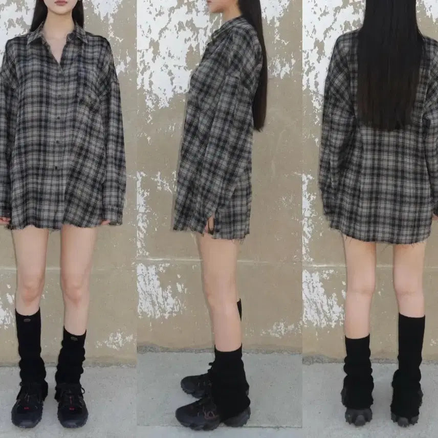[BUNJANG] Yue Checkered Shirt / Yue 체크셔츠